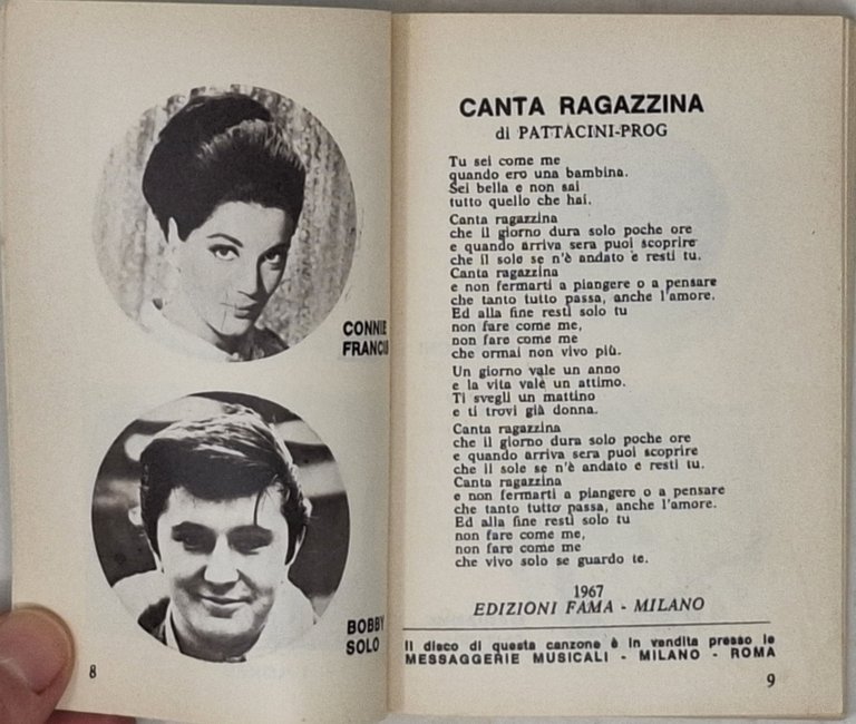 LE CANZONI DEL FESTIVAL 1967 / 17° Festival della canzone …