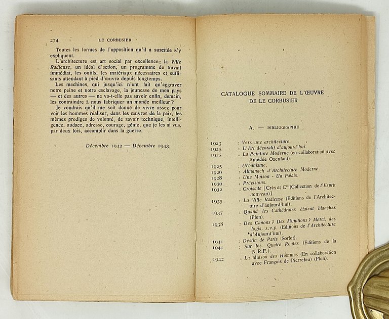 LE CORBUSIER OU L'ARCHITECTURE AU SERVICE DE L'HOMME
