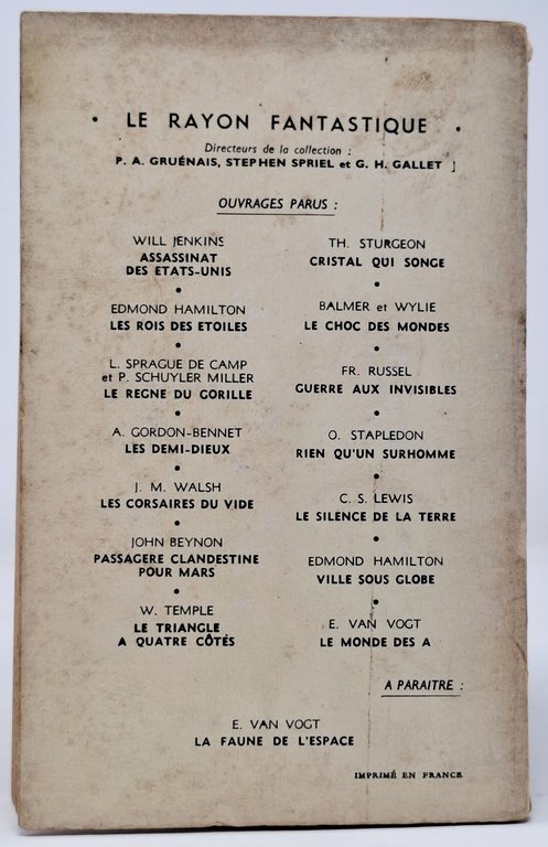 LE MONDE DES A