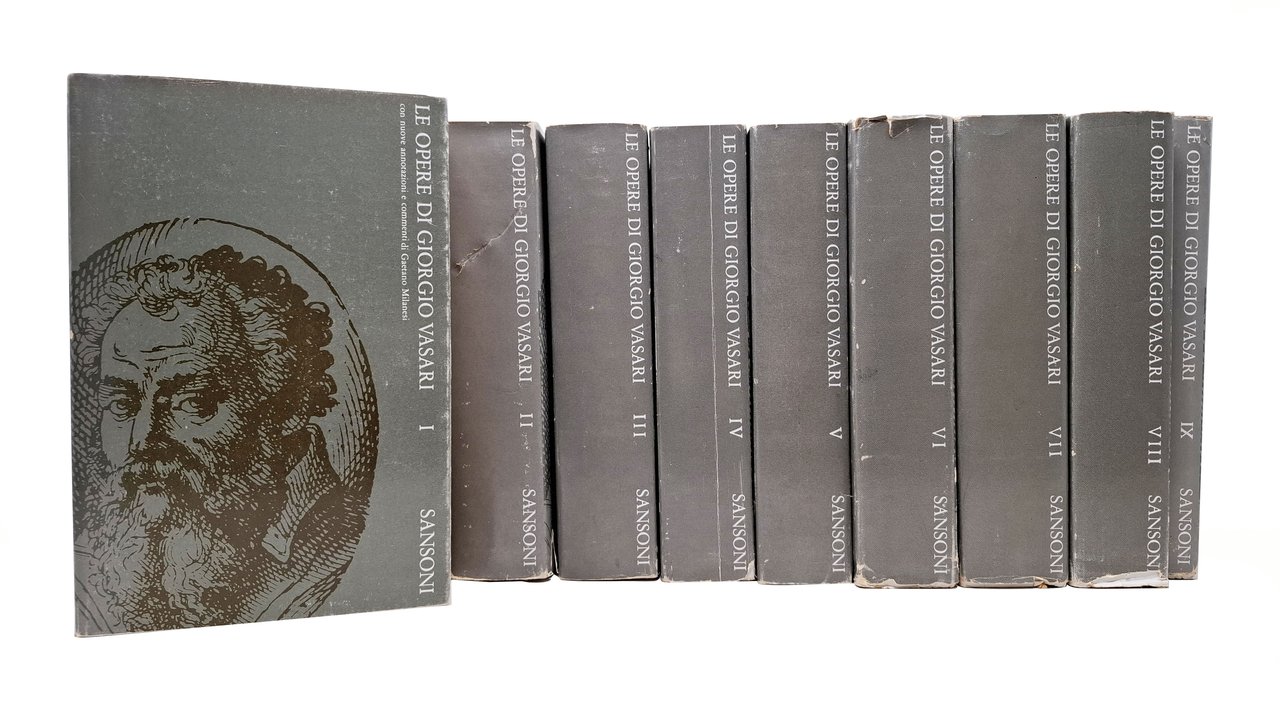 LE OPERE DI GIORGIO VASARI (vol. I - IX)