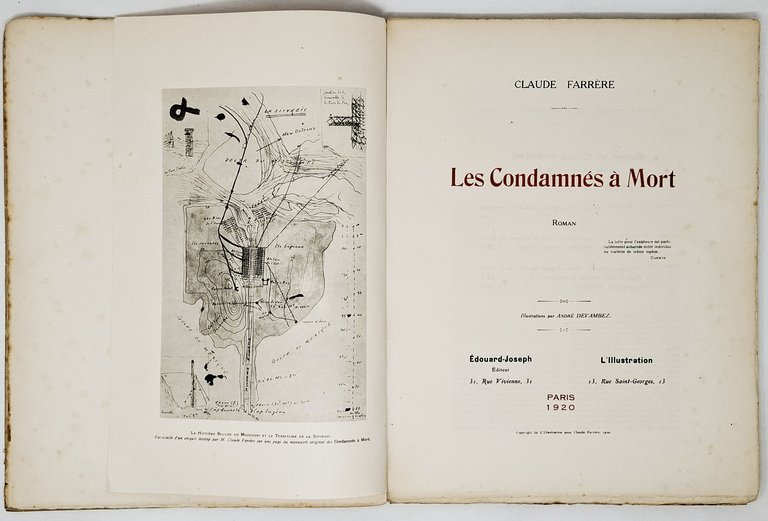 LES CONDAMNES A MORT / roman (édition originale)