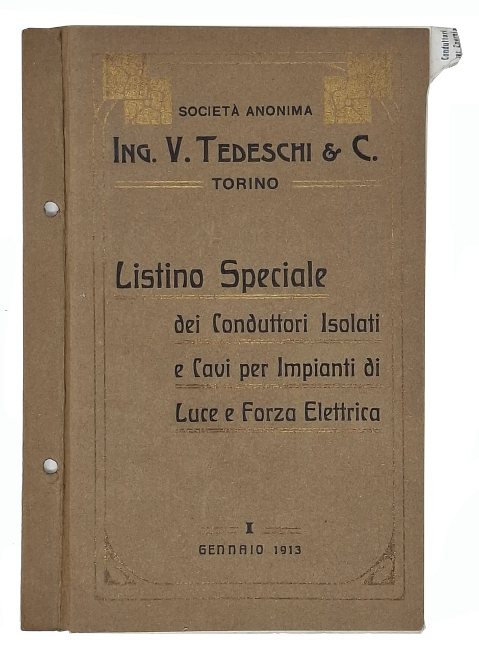 LISTINO SPECIALE DEI CONDUTTORI ISOLATI E CAVI PER IMPIANTI DI … | Immagine principale
