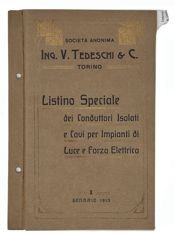 LISTINO SPECIALE DEI CONDUTTORI ISOLATI E CAVI PER IMPIANTI DI … | Immagine Gallery 1