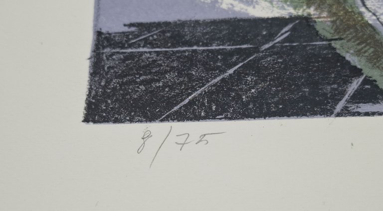 LITOGRAFIA A COLORI SENZA TITOLO (periferia)