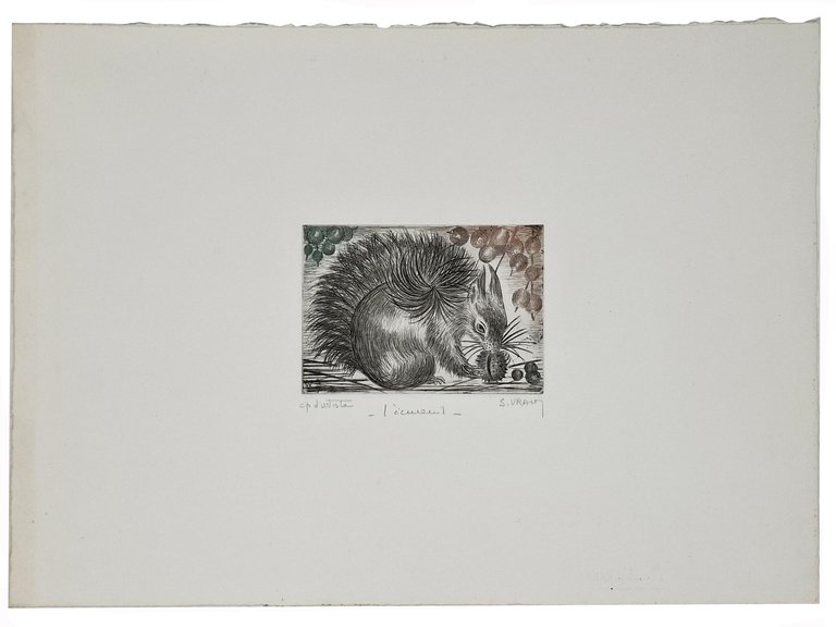 Litografia ' l'écureuil' | Immagine Gallery 2