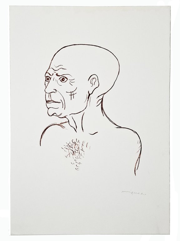 LITOGRAFIA omaggio a Picasso