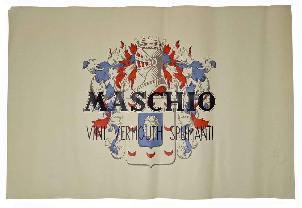 MANIFESTO PUBBLICITARIO MASCHIO VINI VERMUTH SPUMANTI | Immagine principale