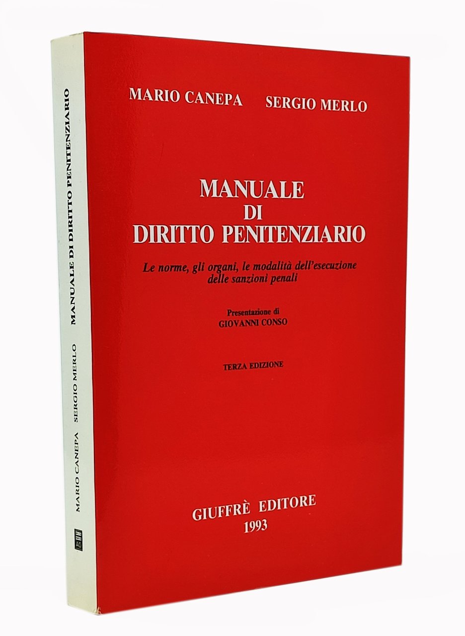 MANUALE DI DIRITTO PENITENZIARIO / le norme, gli organi, le …