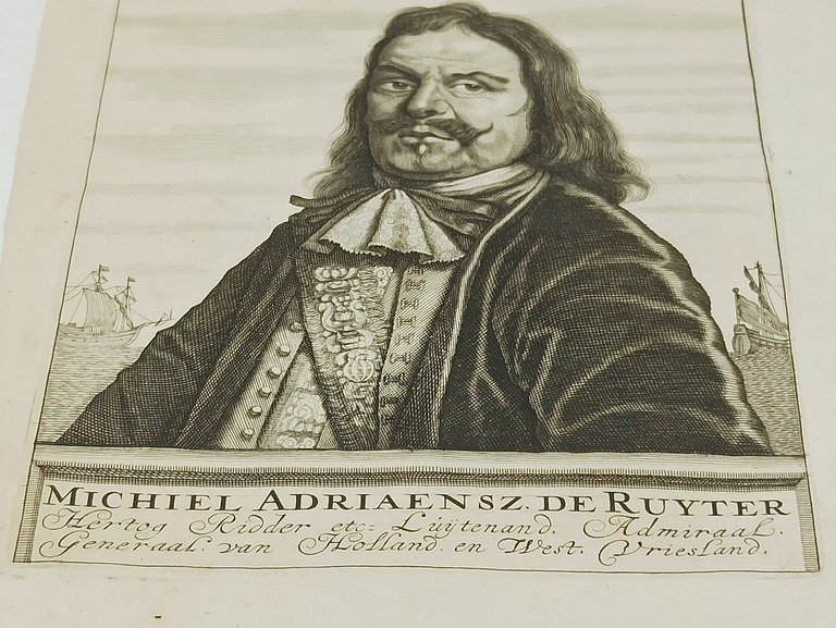 MICHIEL ADRIAENSZ. DE RUYTER Hertog Ridder etc: Luytenand. Admiraal. Generaal. …