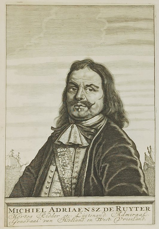 MICHIEL ADRIAENSZ. DE RUYTER Hertog Ridder etc: Luytenand. Admiraal. Generaal. …