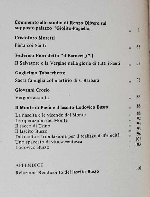 NOTE DI STORIA E D'ARTE DI TRINO