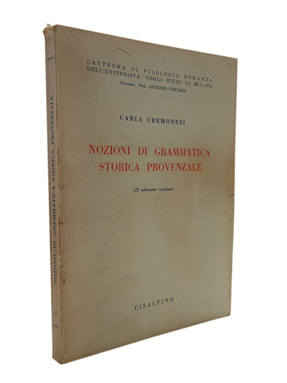 NOZIONI DI GRAMMATICA STORICA PROVENZALE