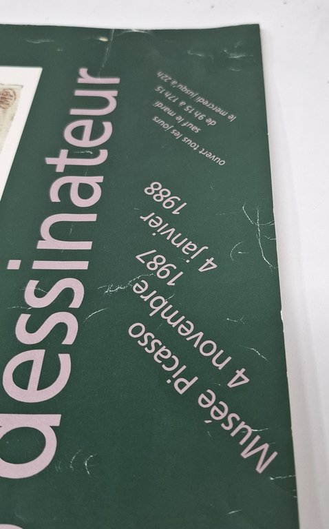 PICASSO DESSINATEUR (manifesto mostra Musee Picasso 4 novembre 1987 - …