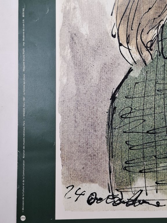 PICASSO DESSINATEUR (manifesto mostra Musee Picasso 4 novembre 1987 - …