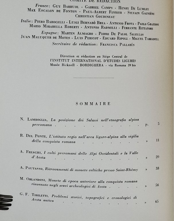 REVUE D'ETUDES LIGURES Janvier - décembre 1975 - 1976 | Immagine Gallery 2