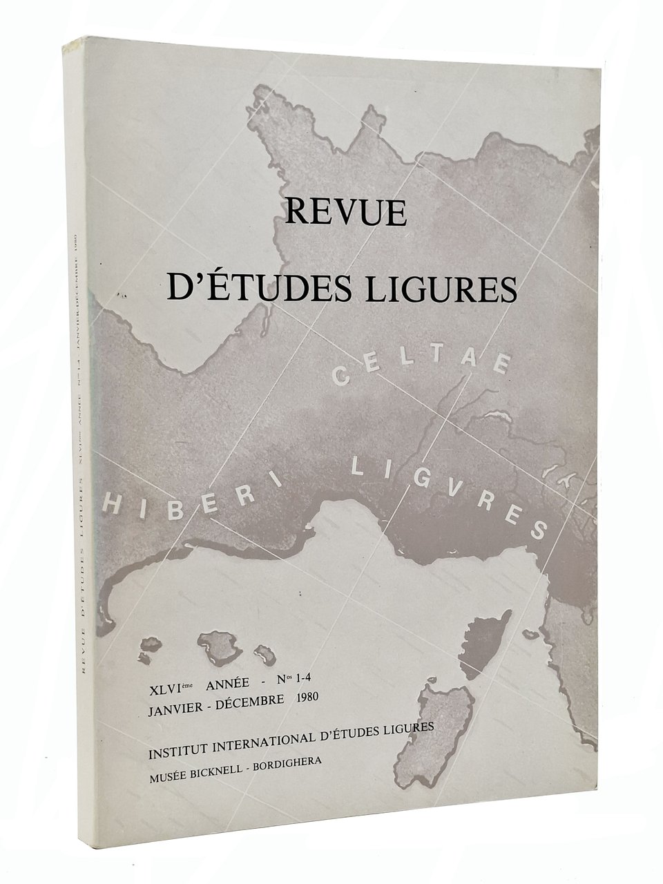 REVUE D'ETUDES LIGURES Janvier - décembre 1980 | Immagine principale