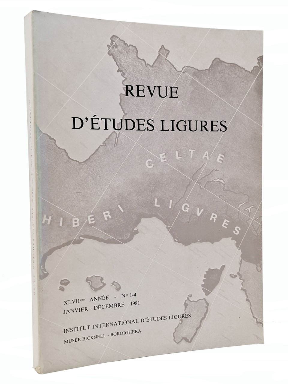 REVUE D'ETUDES LIGURES Janvier - décembre 1981 | Immagine principale