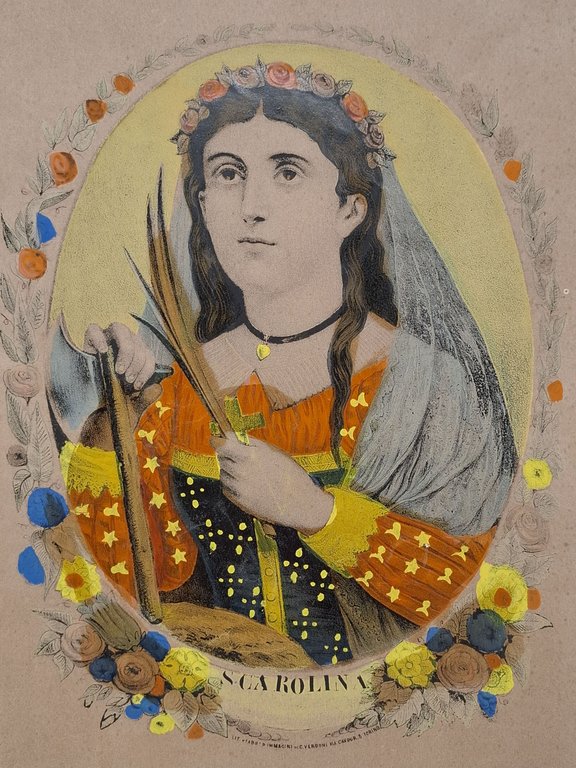 SANTA CAROLINA (litografia originale)
