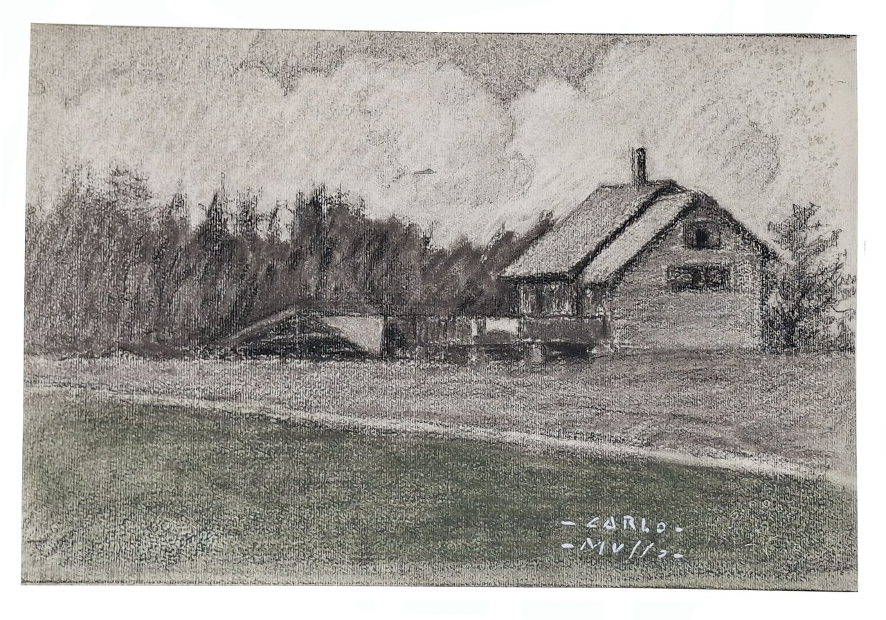 Sauce d’Oulx Sportinia (disegno originale a carboncino) | Immagine principale