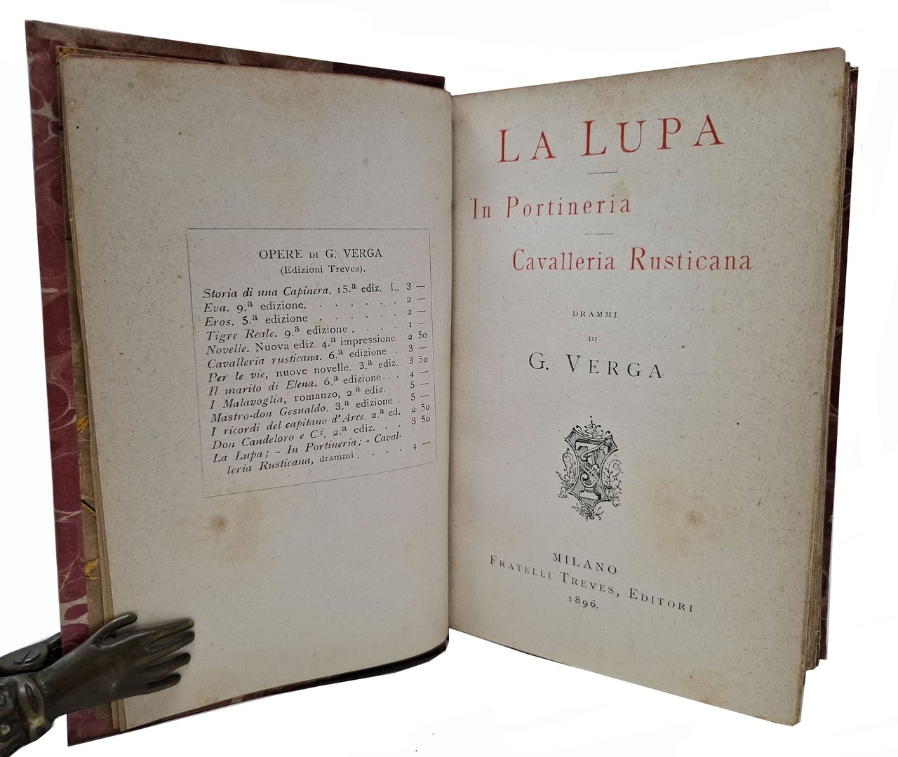 TEATRO DI G. VERGA / La lupa - In Portineria … | Immagine principale