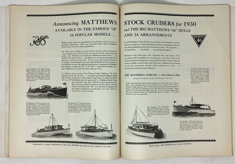 THE RUDDER / the Magazine for Yachtsmen (SEPTEMBER 1929)
