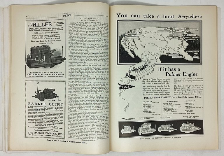 THE RUDDER / the Magazine for Yachtsmen (SEPTEMBER 1929)