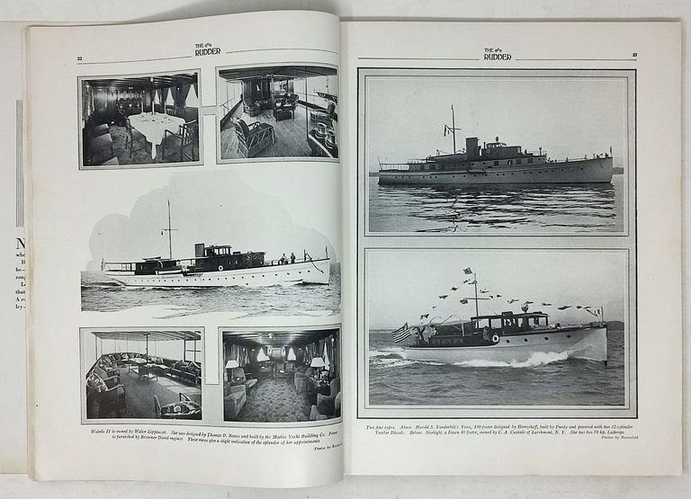 THE RUDDER / the Magazine for Yachtsmen (SEPTEMBER 1929)