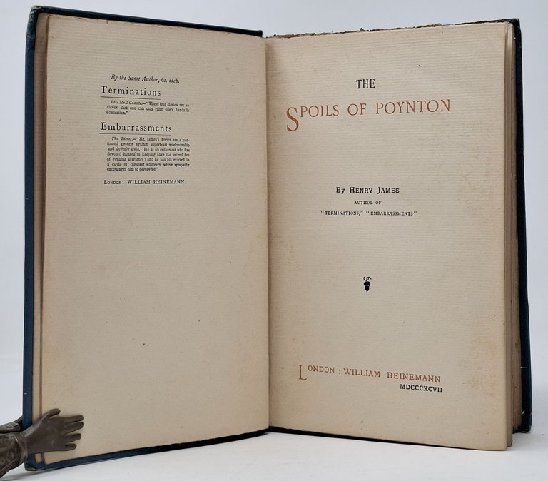 THE SPOILS OF POYNTON (prima edizione inglese)