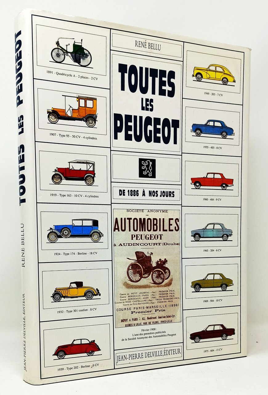 TOUTES LES PEUGEOT de 1886 à nos jours