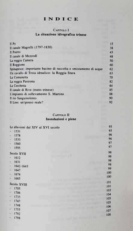 TRINO / GLI ANNI DEL DILUVIO