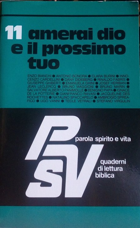 AMERAI DIO E IL PROSSIMO TUO