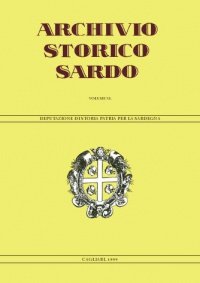 ARCHIVIO STORICO SARDO - VOLUME XL