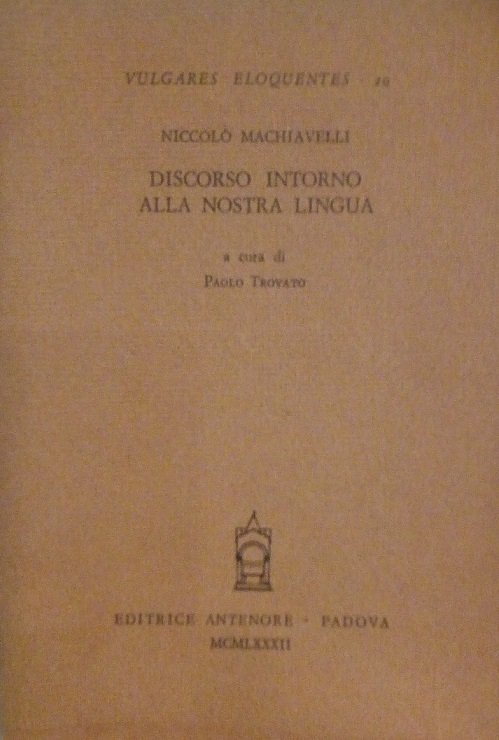 DISCORSO INTORNO ALLA NOSTRA LINGUA