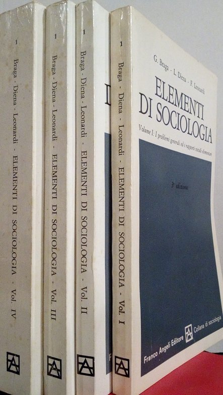 ELEMENTI DI SOCIOLOGIA - 4 VOLUMI