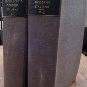 ENCICLOPEDIA MODERNA ITALIANA IN DUE VOLUMI