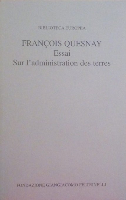 ESSAI SUR L'ADMINISTRATION DES TERRES
