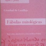 FABULAS MITOLOGICAS - TEXTO CRITICO, INTRODUCION Y NOTAS DE BLANCA …