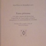 FAMA POSTUMA A LA VIDA Y LA MUERTE DEL DOCTOR …