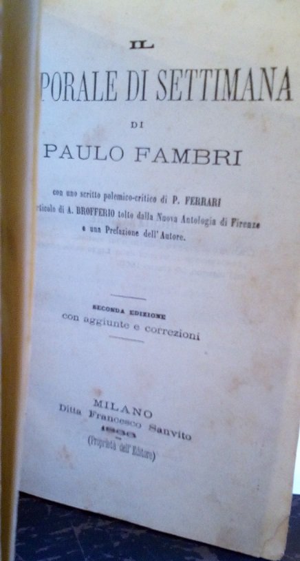 IL CAPORALE DI SETTIMANA