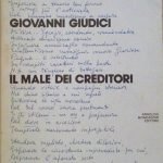 IL MALE DEI CREDITORI 1971-1976