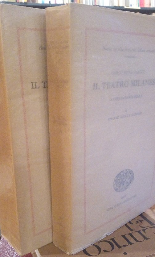 IL TEATRO MILANESE - 2 VOLUMI