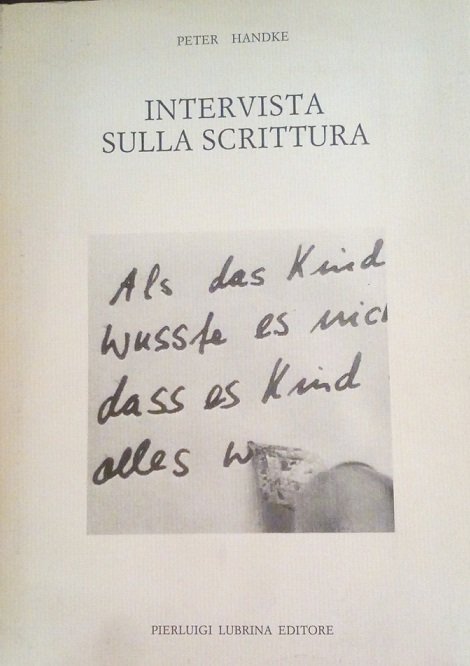 INTERVISTA SULLA SCRITTURA