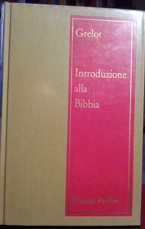 INTRODUZIONE ALLA BIBBIA