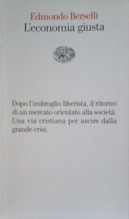 L'ECONOMIA GIUSTA