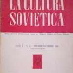 LA CULTURA SOVIETICA - ANNO1, N.2 - OTTOBRE-DICEMBRE 1945