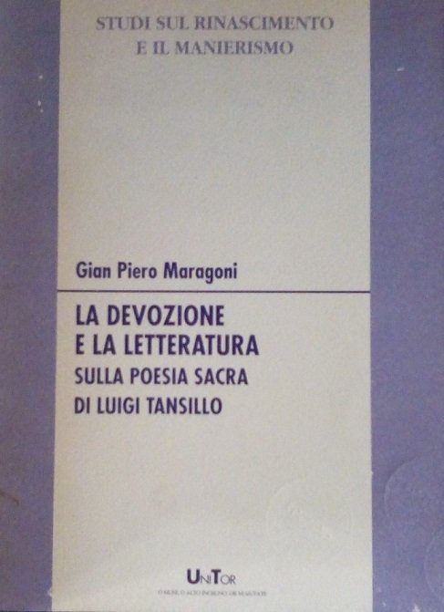 LA DEVOZIONE E LA LETTERATURA - SULLA POESIA SACRA DI …