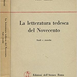 LA LETTERATURA TEDESCA DEL NOVECENTO