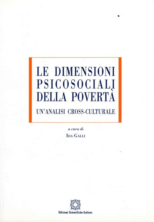 LE DIMENSIONI PSICOSOCIALI DELLA POVERTA'