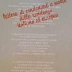 LETTERE DI CONDANNATI A MORTE DELLA RESISTENZA ITALIANA ED EUROPEA