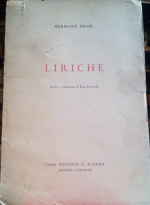 LIRICHE - SCELTA E TRADUZIONE DI EMO LEONARDI